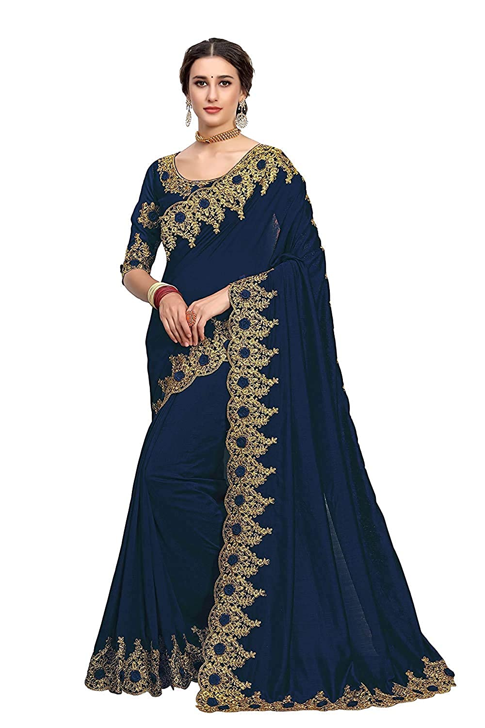 VICHITRA SILK,ZARI GALA BORDER SAREES