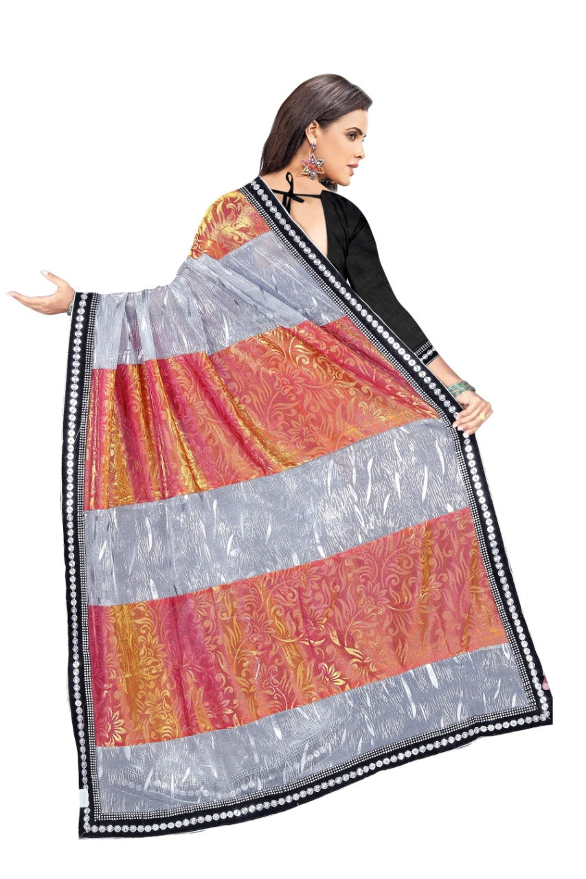 DOLPHINE RADHEY ZARI MULTI COLOUR CUT PACH VELVET SAREES